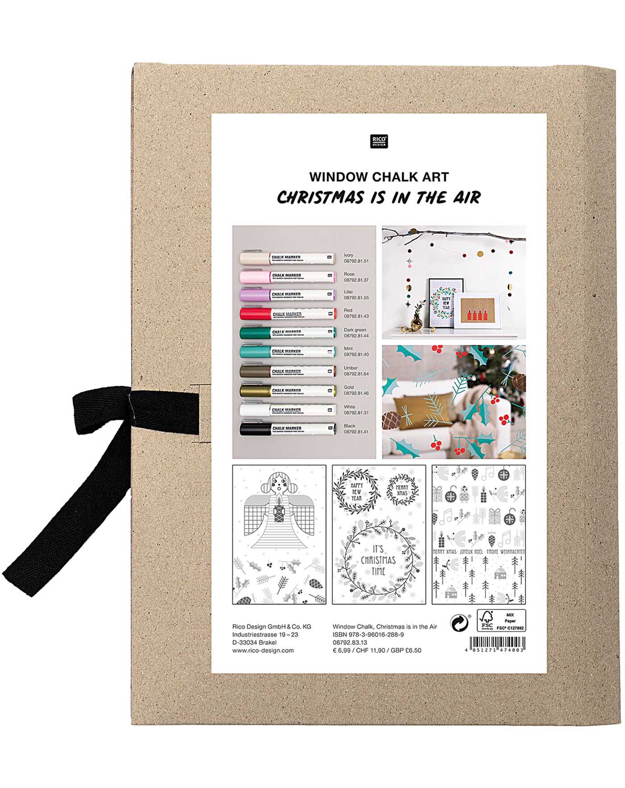 Vorlagenmappe XMAS IN THE AIR 3-teilig