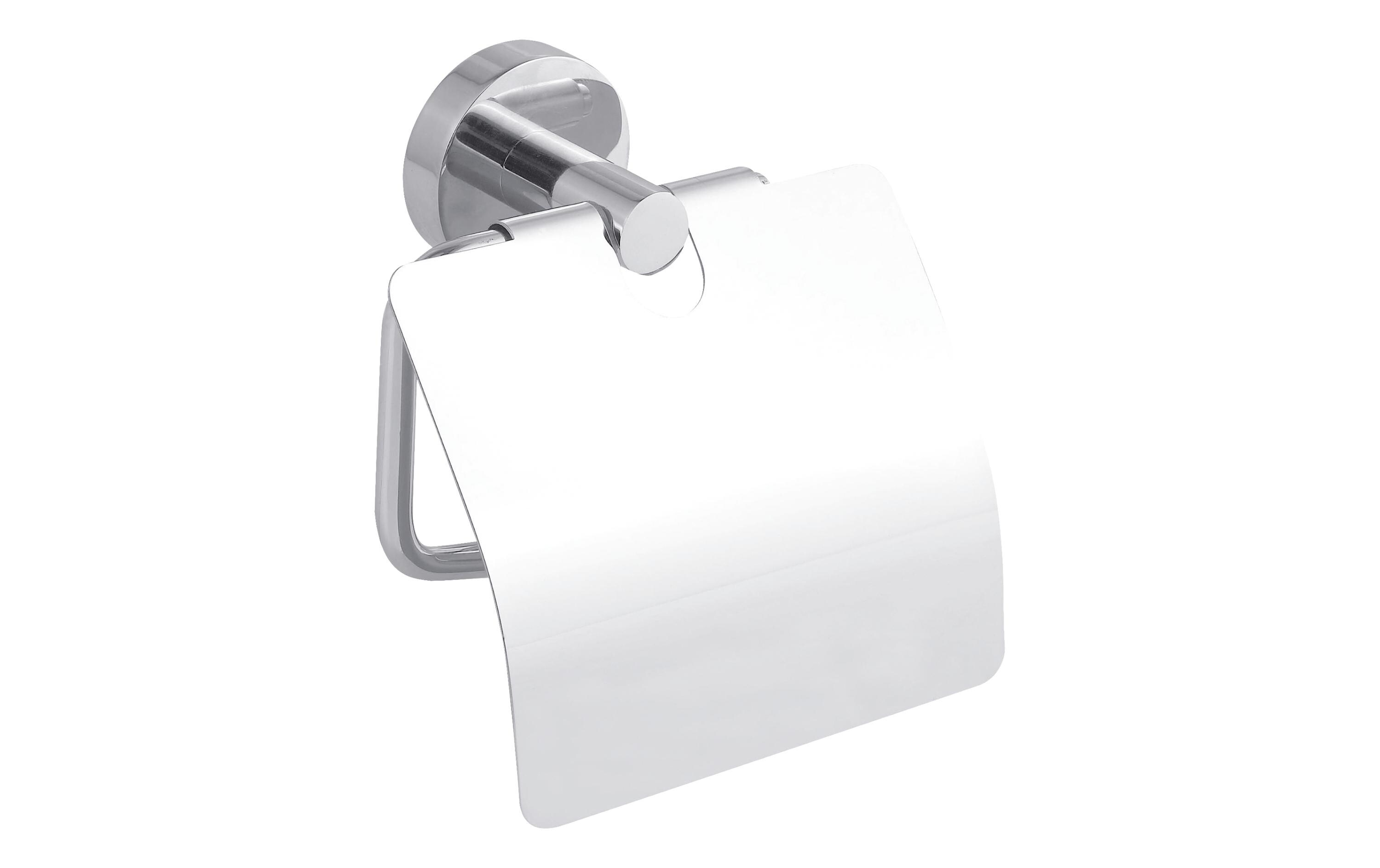 Toilettenpapierhalter mit DeckelWC-Paperhalter mit tesa Befestigungstechnologie