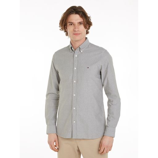 Tommy Hilfiger Oxford Dobby Skjorte, Army Green, 3XL