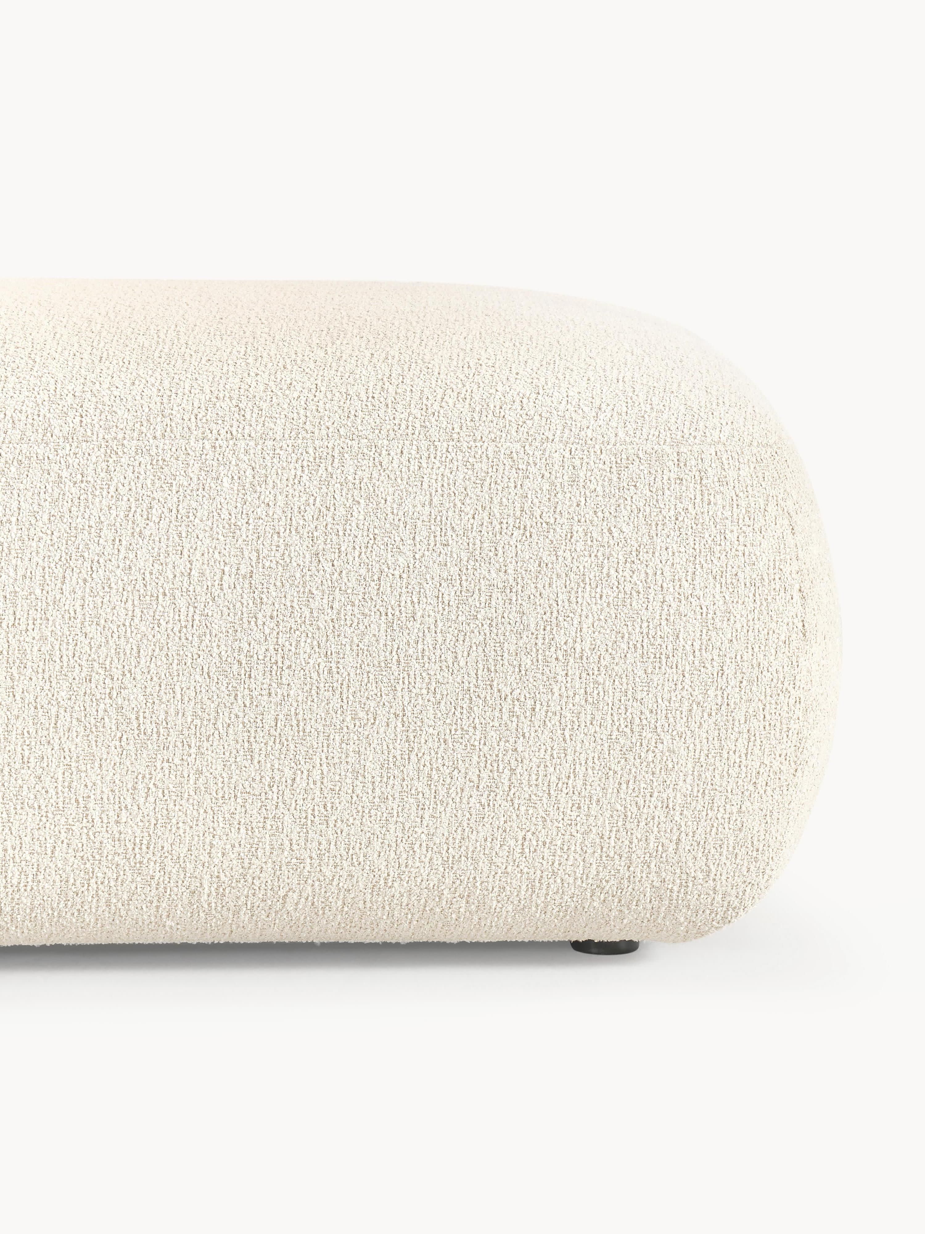 Modulaire XL chaise longue Sofia van bouclé stof
