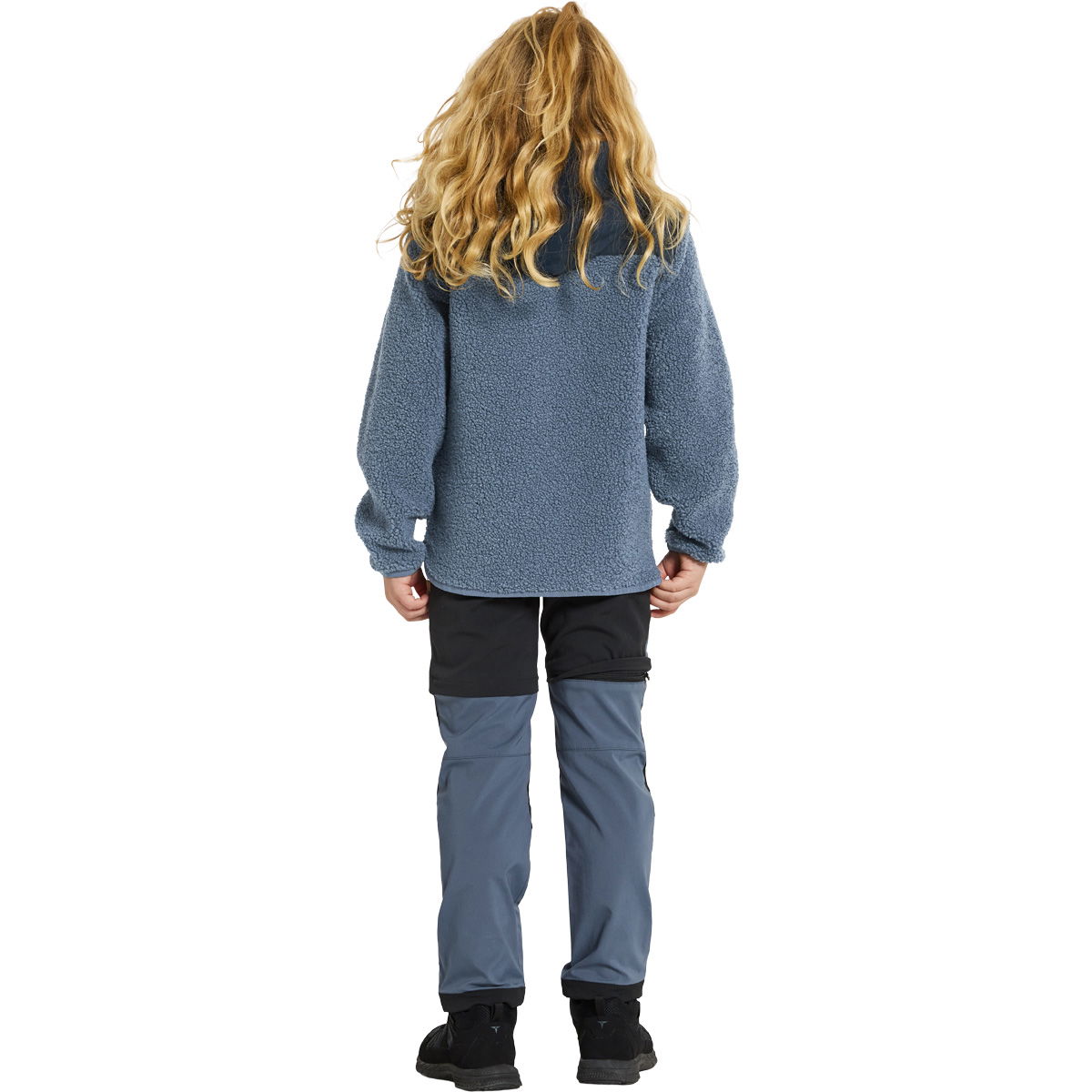 Didriksons Exa Full Zip Hood Fleecejakke Børn