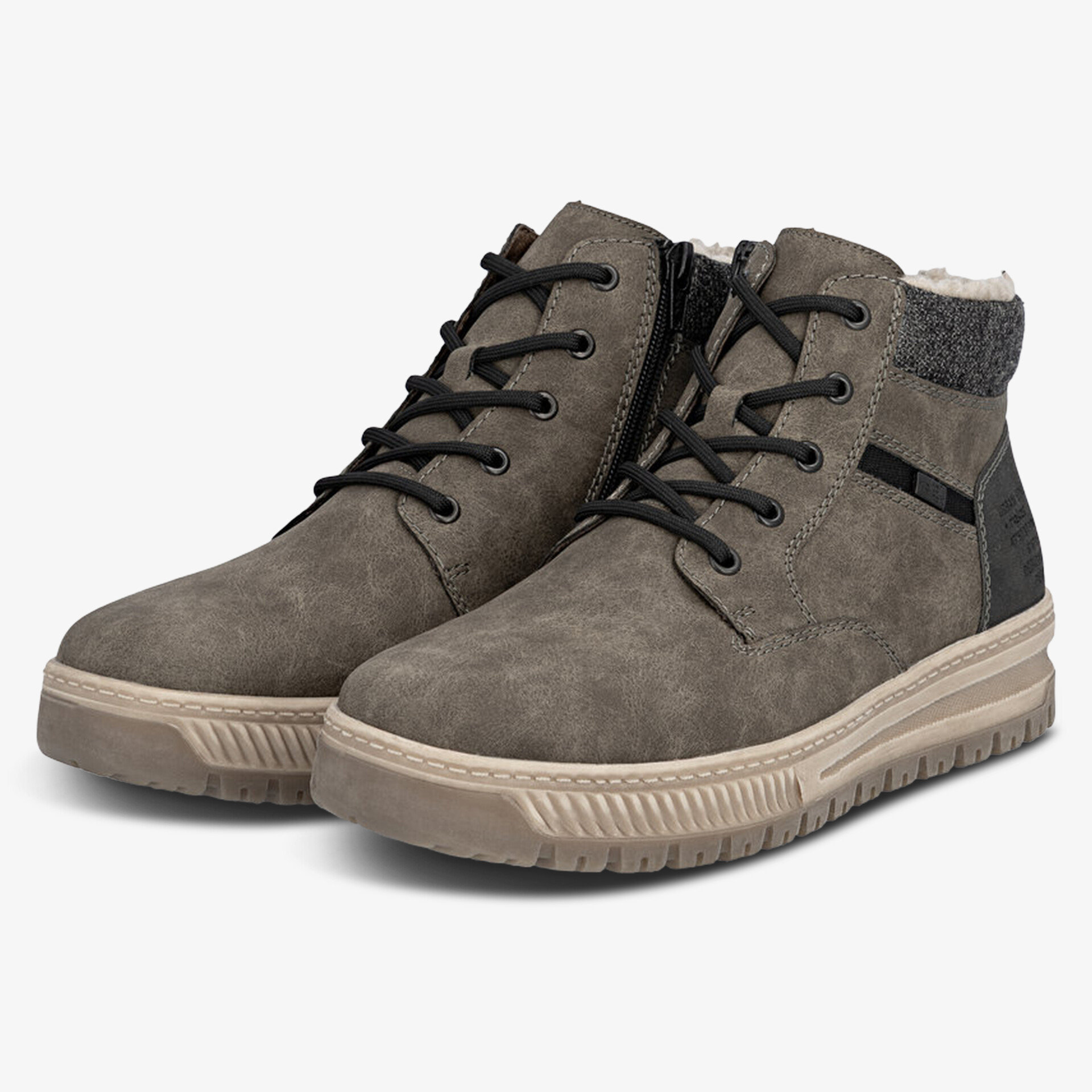 rieker Herren Boots grau