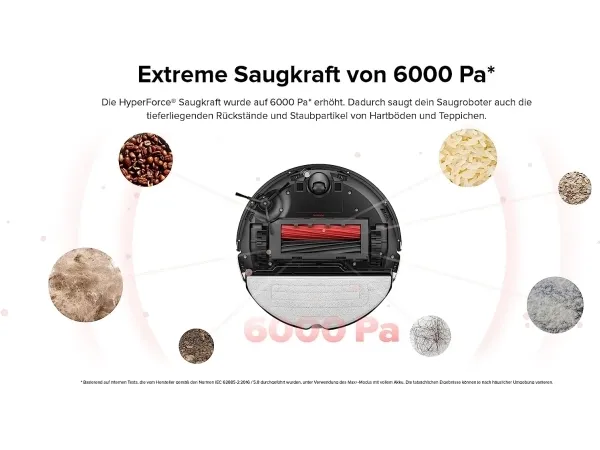 Roborock S8 sort robotstøvsuger med moppefunktion