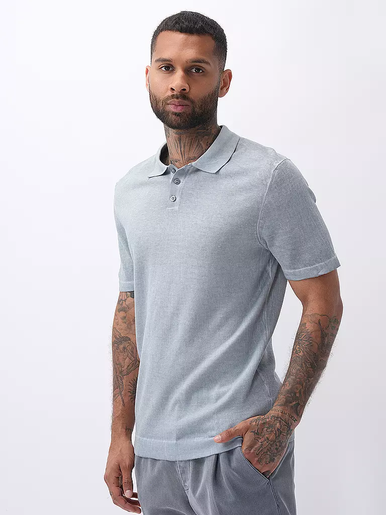 DRYKORN Poloshirt TRITON hellblau