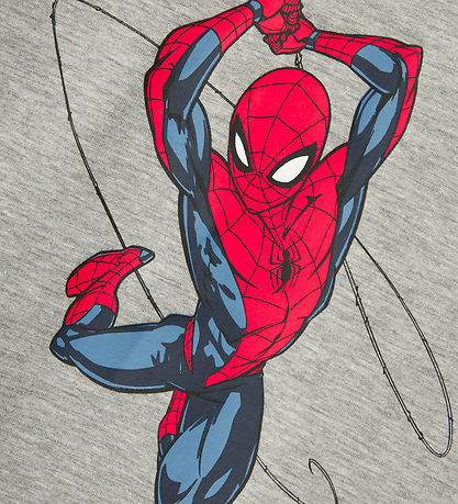 Name It T-shirt - NmmJaba Spiderman - Grey Melange