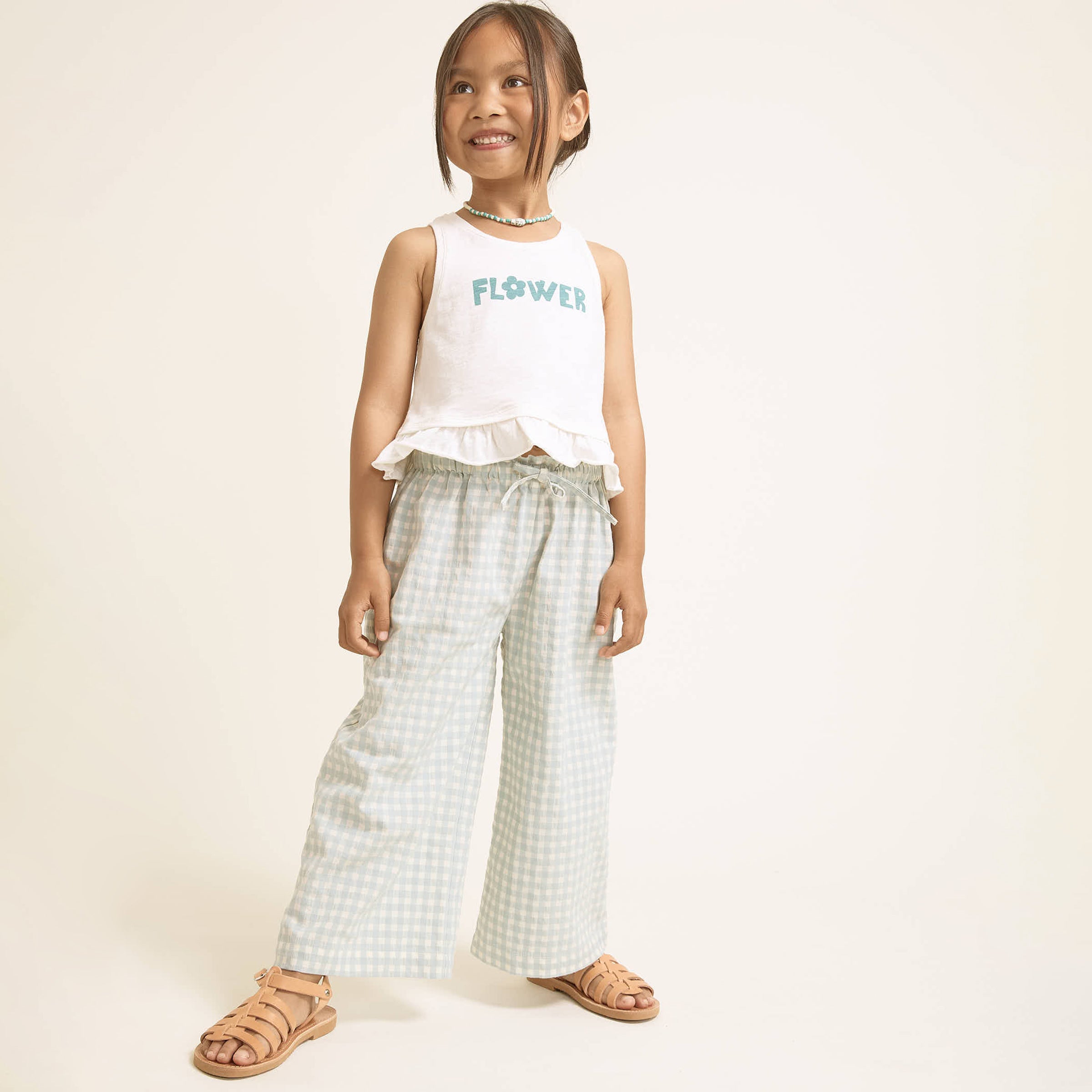 Hose Gingham Aqua