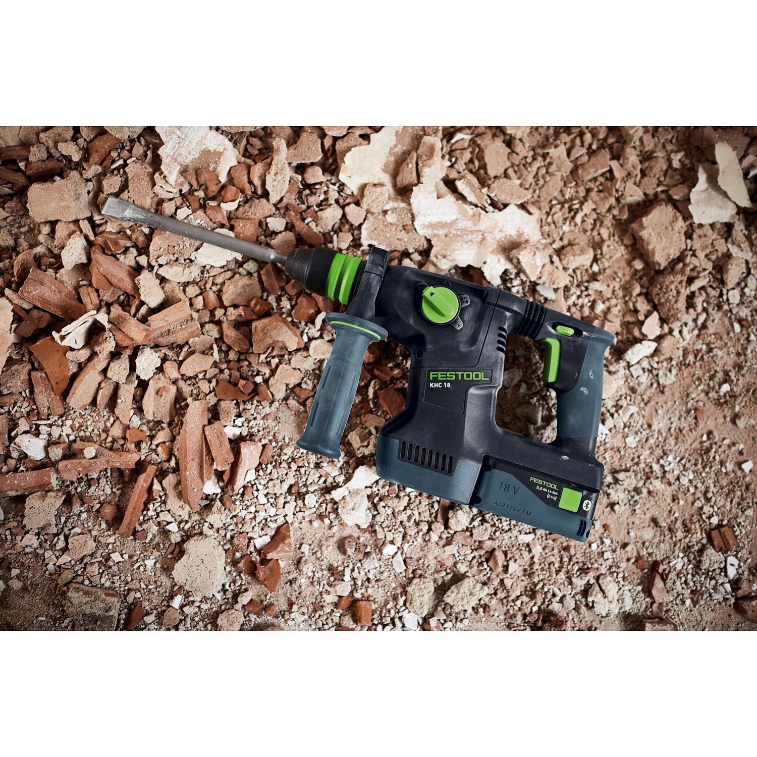 Festool KHC 18 5,0 EBI-Plus Accu combihamer SDS-Plus 2,6J   snelwisselboorkop 18V 5.0Ah in Systainer - 577448