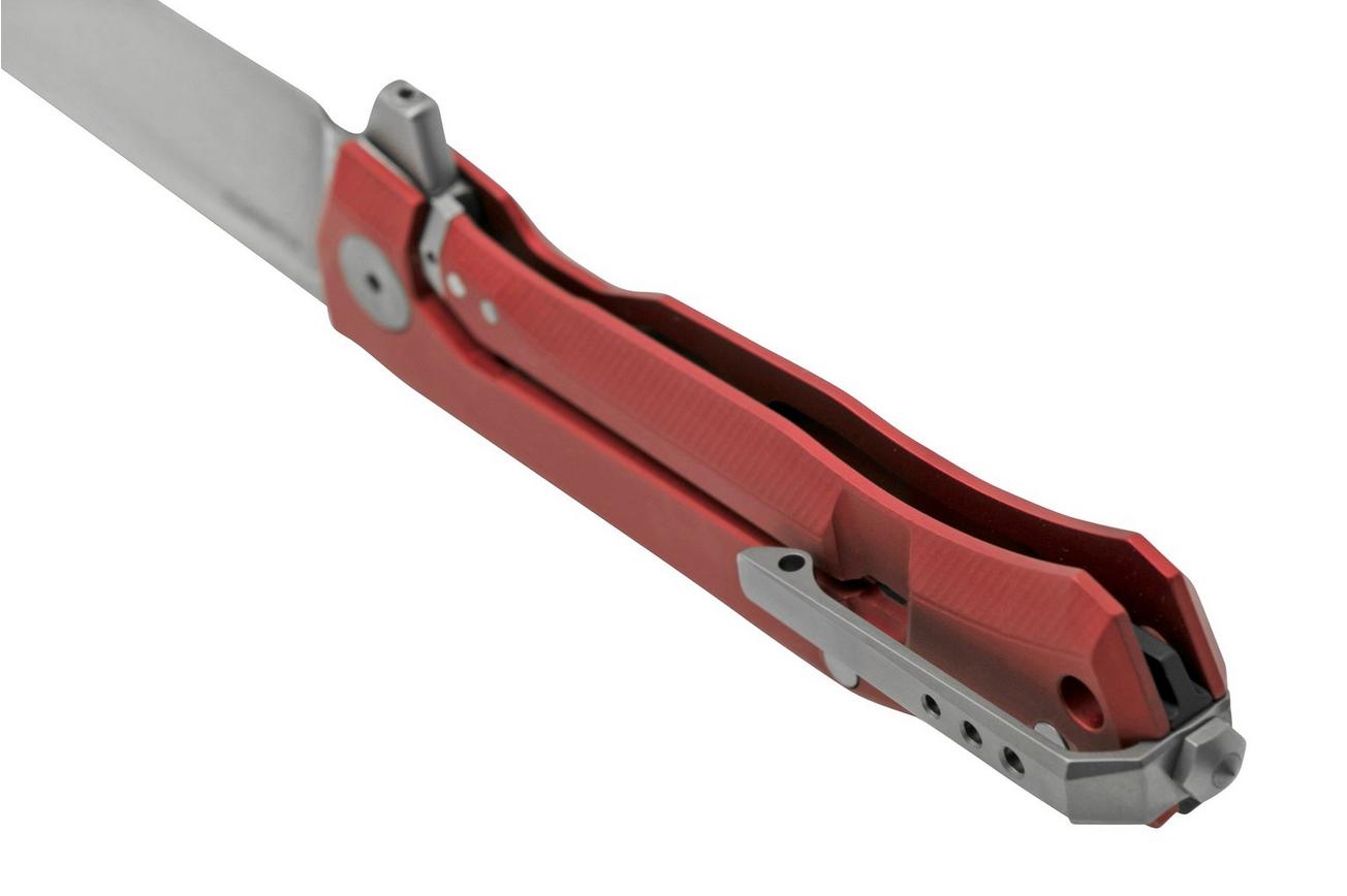 LionSteel Myto MT01A RS Red Aluminium, Satin zakmes, Molletta design