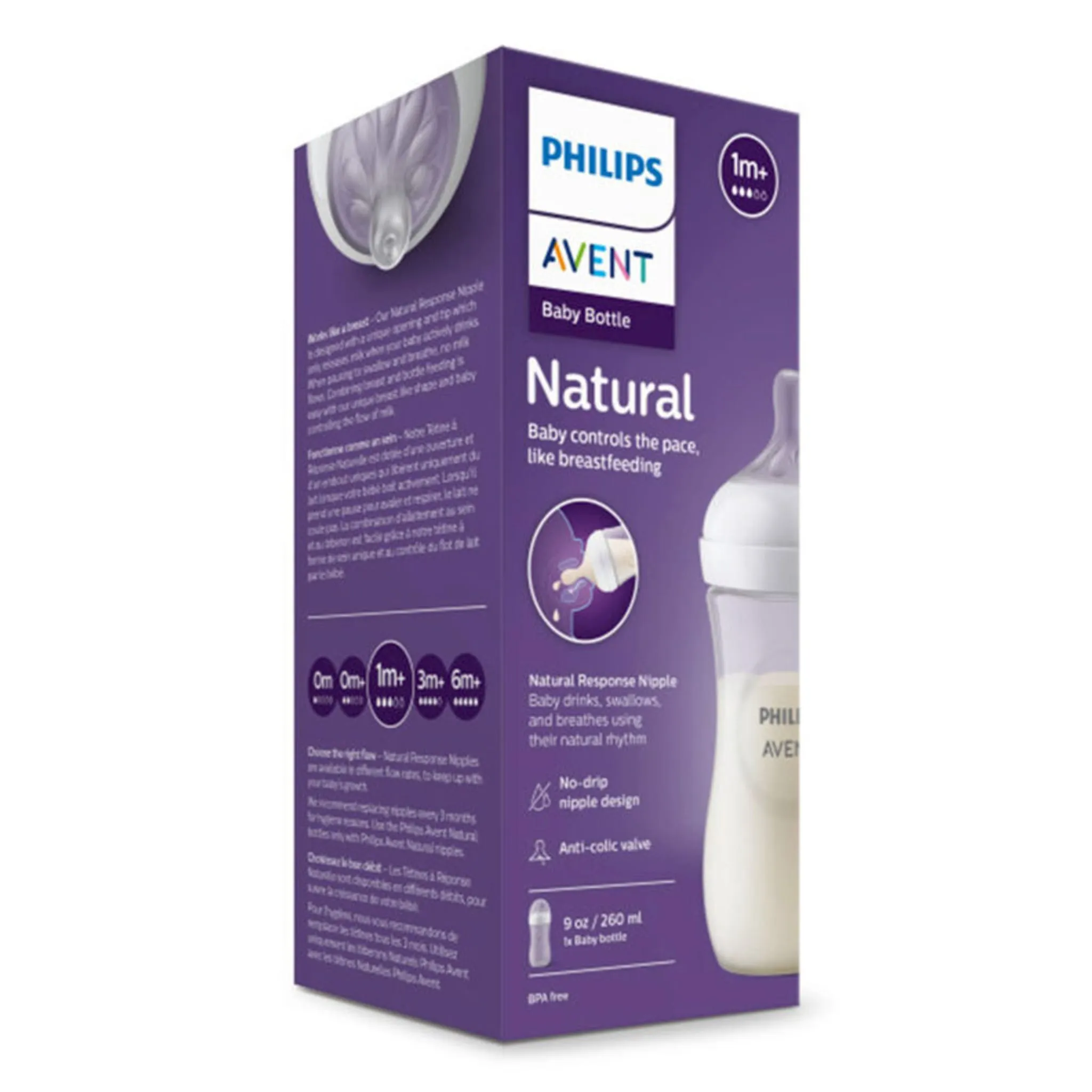 Philips Avent Biberon Natural Response 9 oz