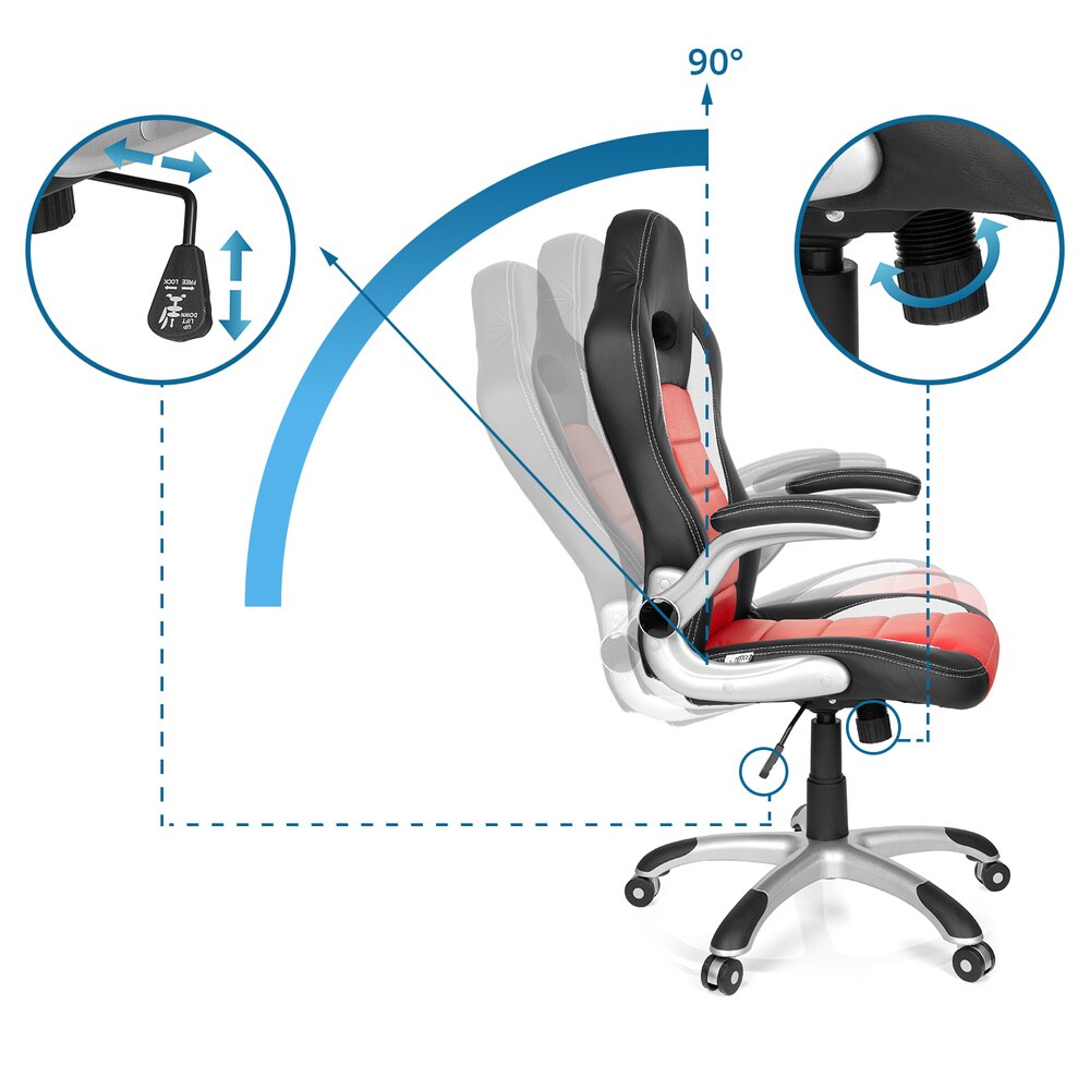 Gamingstuhl GAME SPORT Kunstleder mit Armlehnen hjh OFFICE