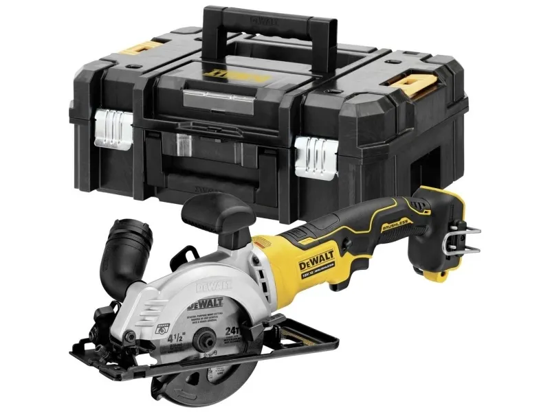 DeWALT DCS571NT-XJ, Træ, Gul, Børstefri, 11,5 cm, 4500 rpm, 3,8 cm