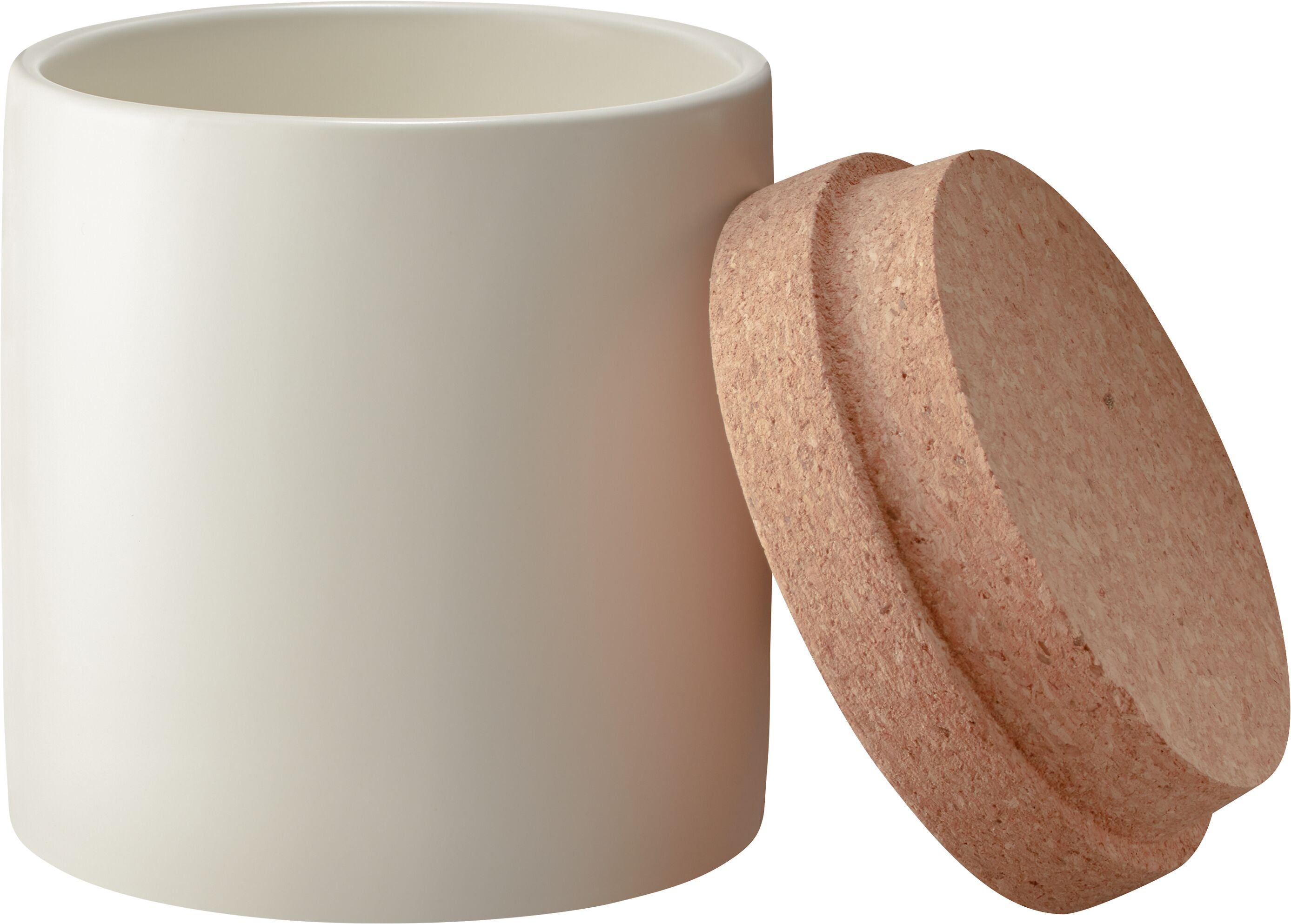NEVIA Vorratsdose - Natur, Weiss / H: 12.0 cm