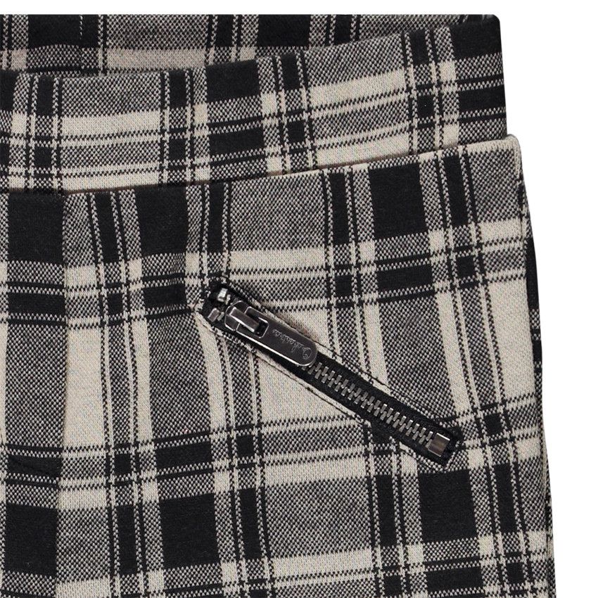 Jegging milano à carreaux pour fille - Beige