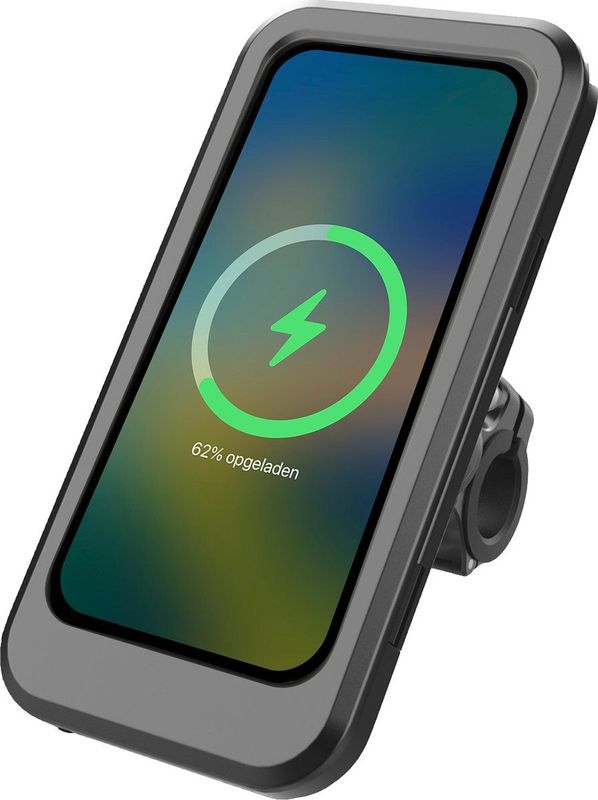 Imoshion - Telefoonhouder Fiets - Zwart - Met Powerbank 5000 mAh - Waterdicht