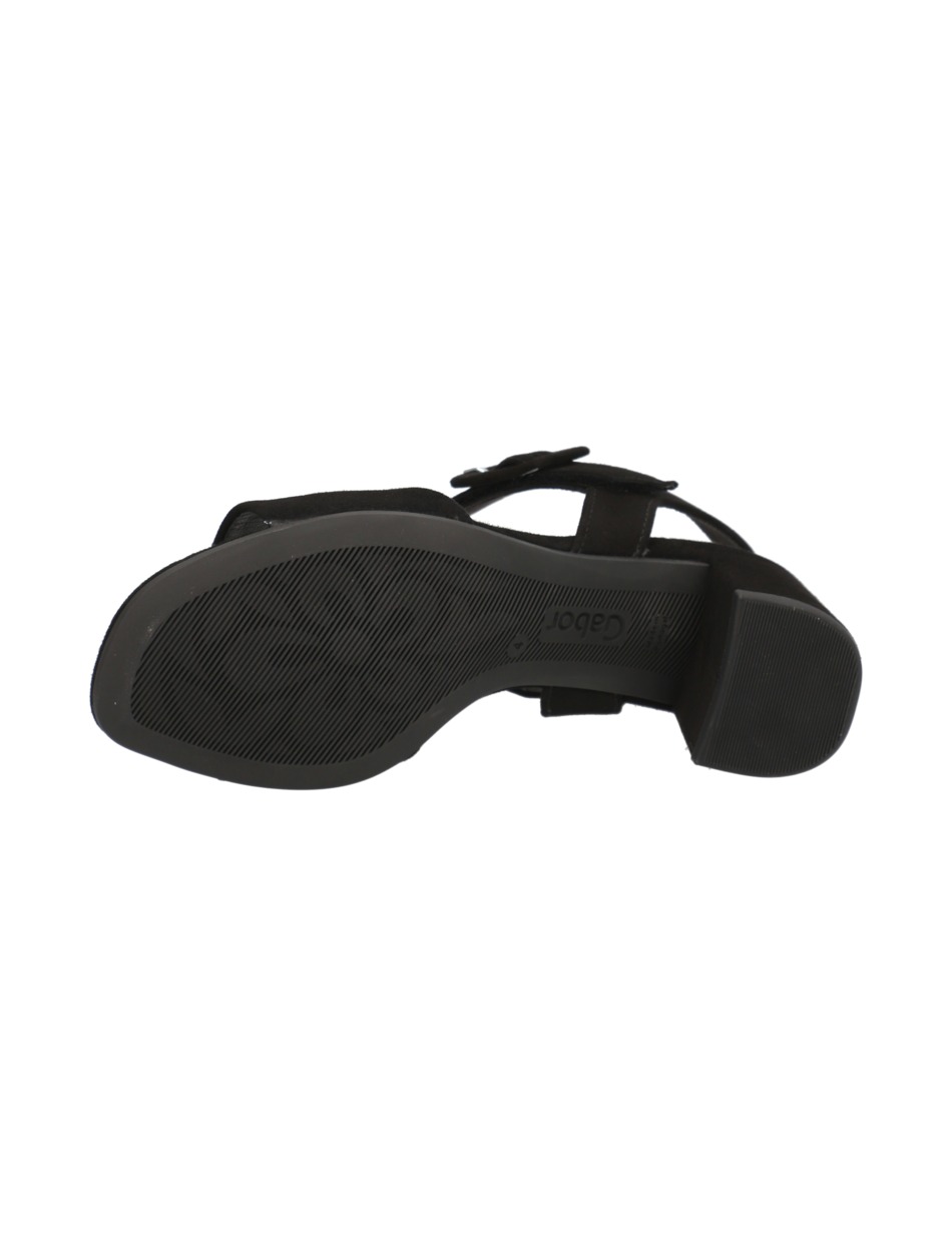 Veloursleder Sandale