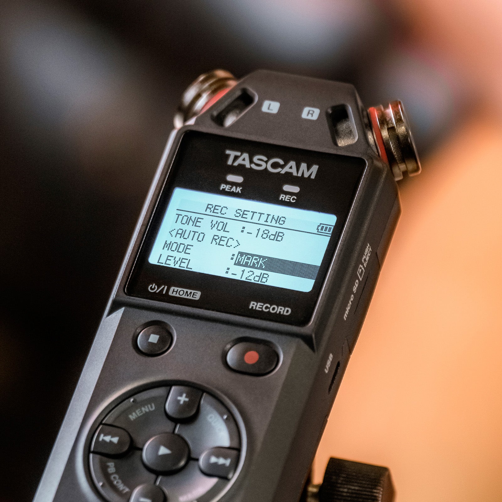 Tascam DR-05XP field recorder