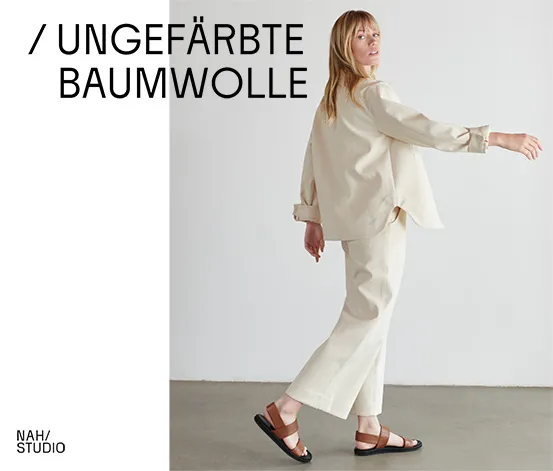 NAH/STUDIO Blusenjacke | ungefärbte Baumwolle