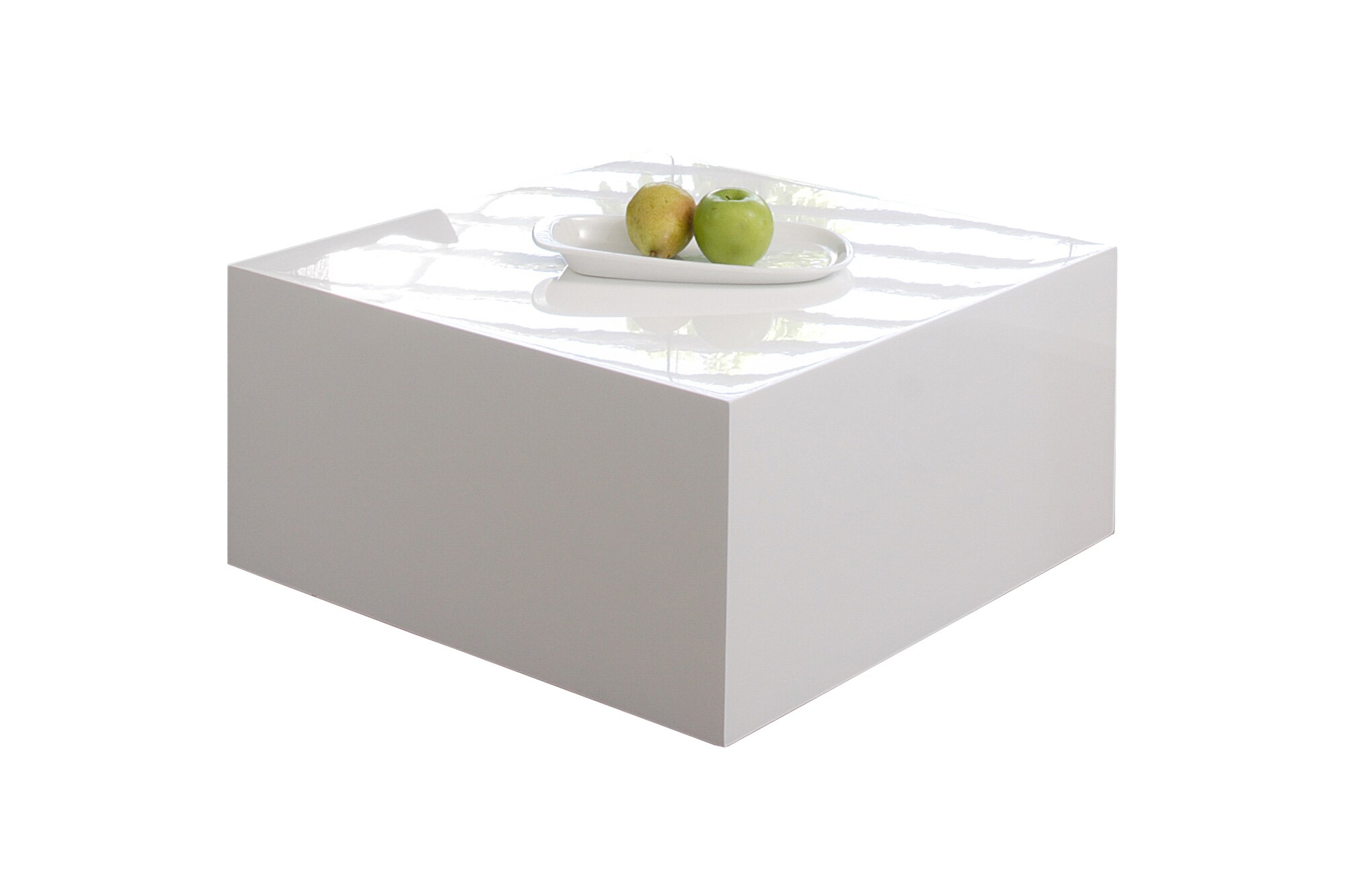 Couchtisch 60x60 hochglanz Beistelltisch Sofatisch Wohnzimmertisch Tisch schwarz