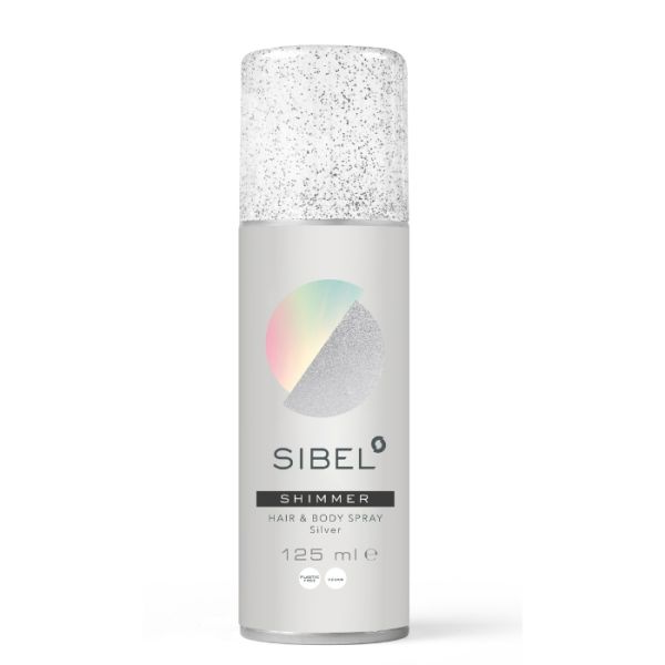 Spray pailleté argent