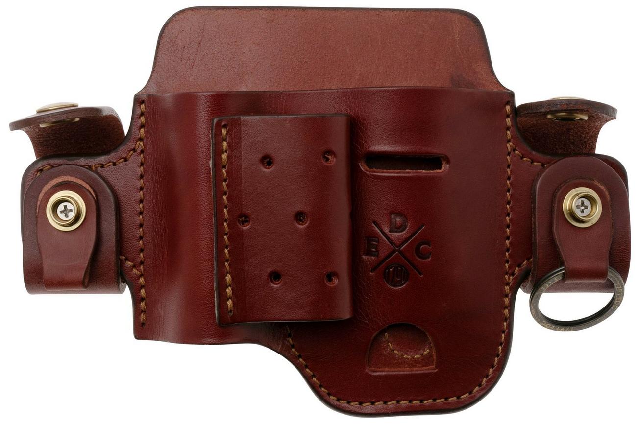 1791 EDC Heavy Duty Action-Snap Large Flex Tool Organizer EDC-HD-AS-LF-CHN-A Chestnut, lederen riemholster