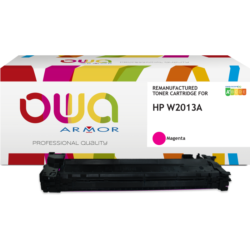 Toner remanufacturé OWA - standard - pour HP W2011A
