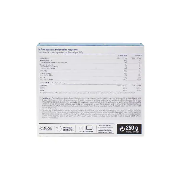 Barra STC Iron Force sabor chocolate praliné, 5 unidades