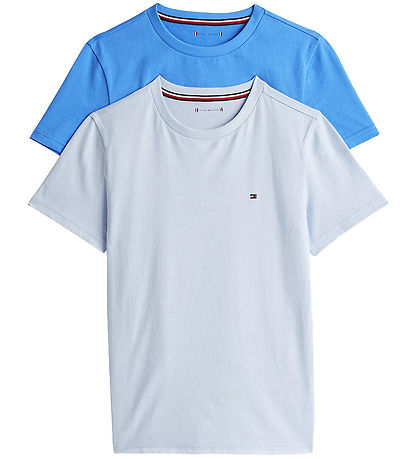 Tommy Hilfiger T-Shirt - 2er-Pack - Breezy Blue/Blue Zauber Whit