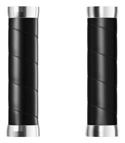 Paire de Grips Brooks England Slender Leather Grips 130 mm Noir