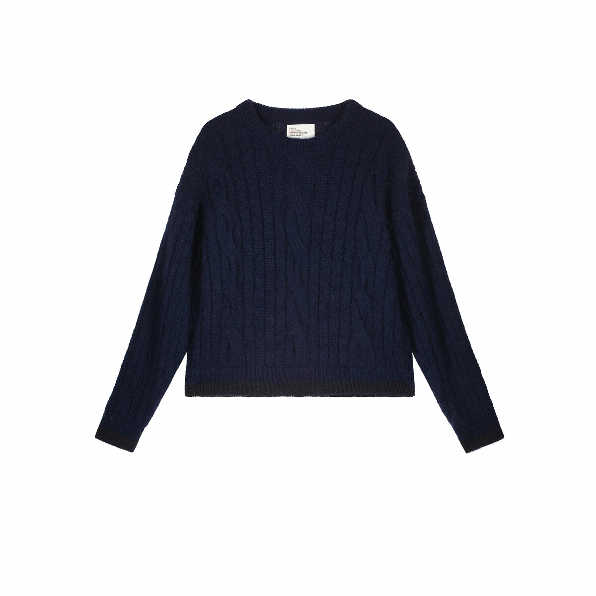 LEON & HARPER<br>Suéter de gola alta com tranças, MOOVE