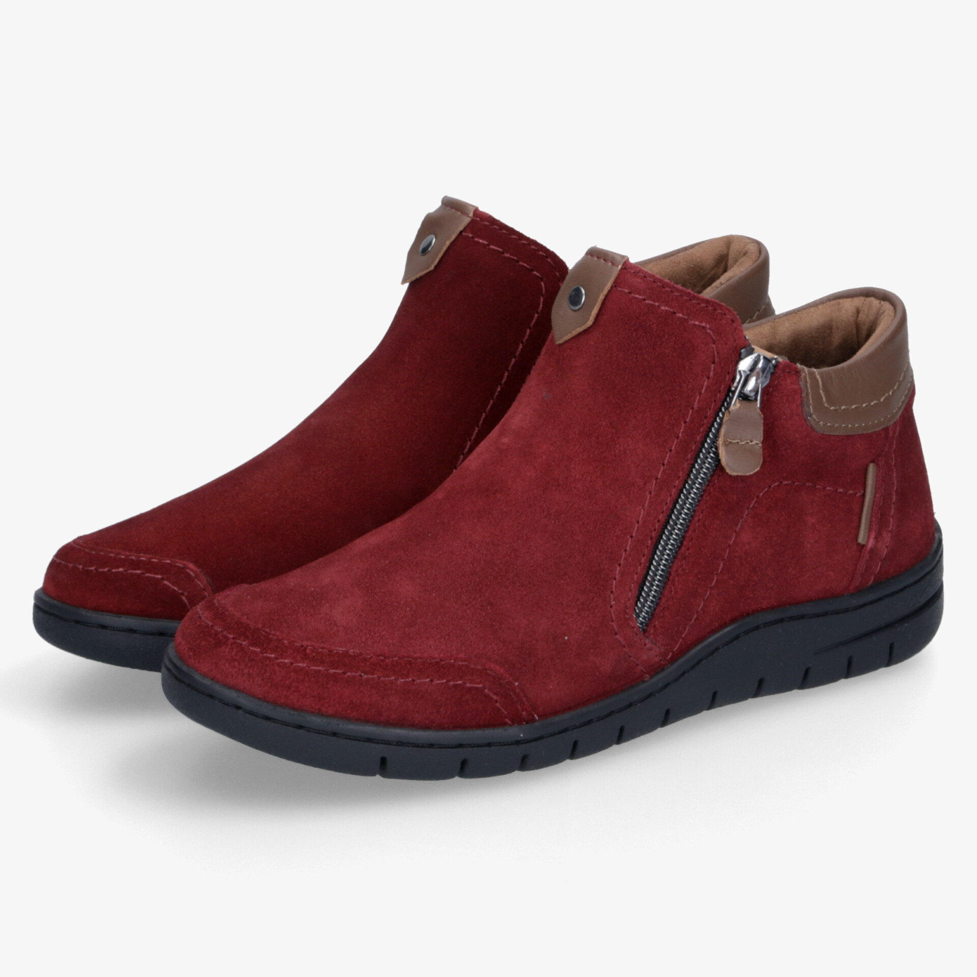 COMFINO Damen Stiefeletten rot