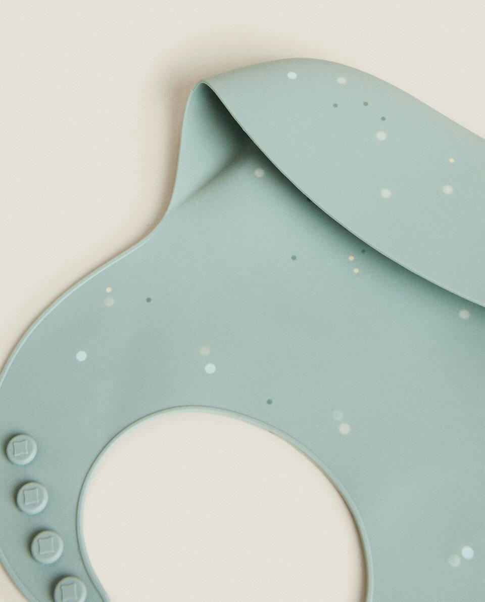 BABADOR DE SILICONE COM BOLINHAS