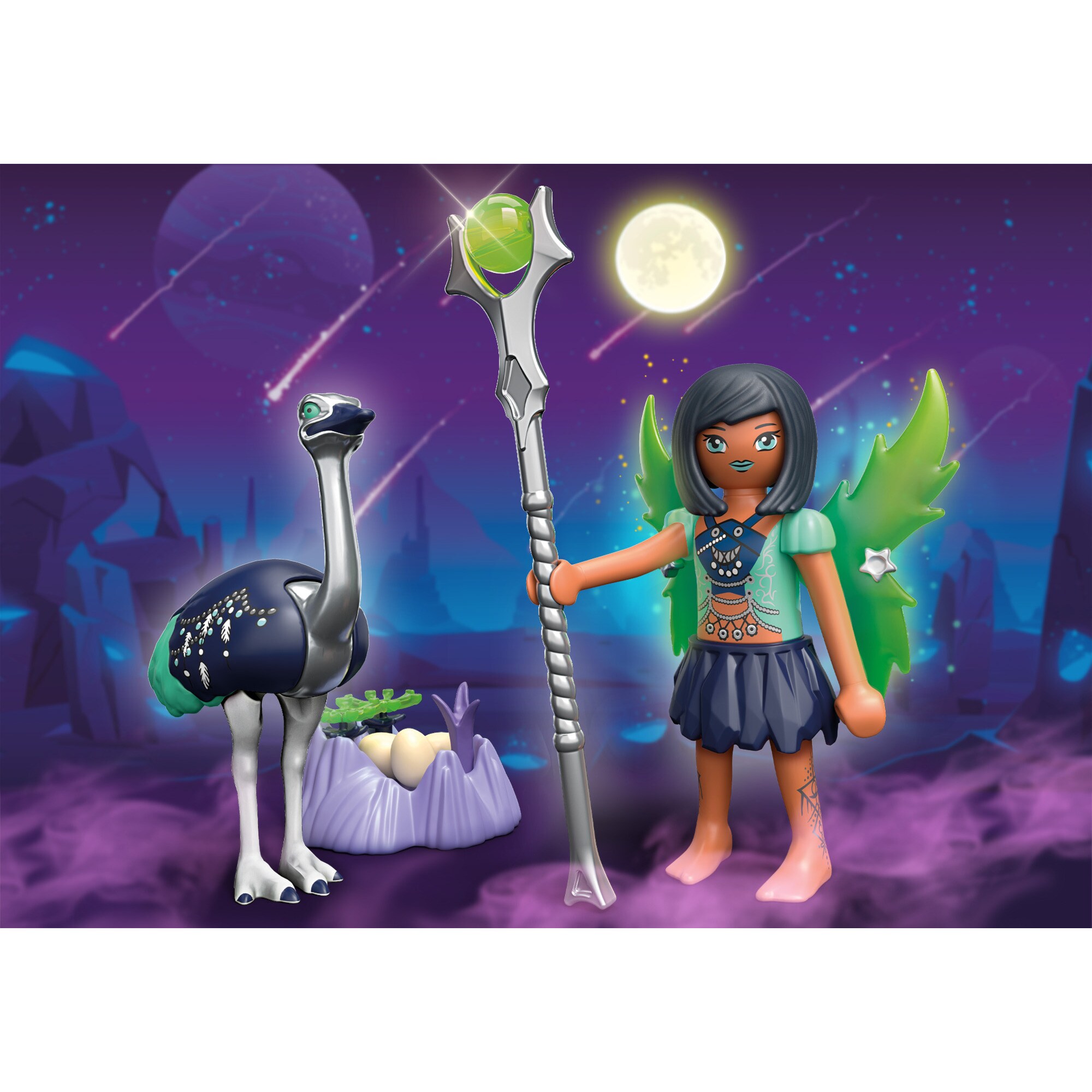 PLAYMOBIL Konstruktionsspielzeug Ayuma Moon Fairy mit Seelentier