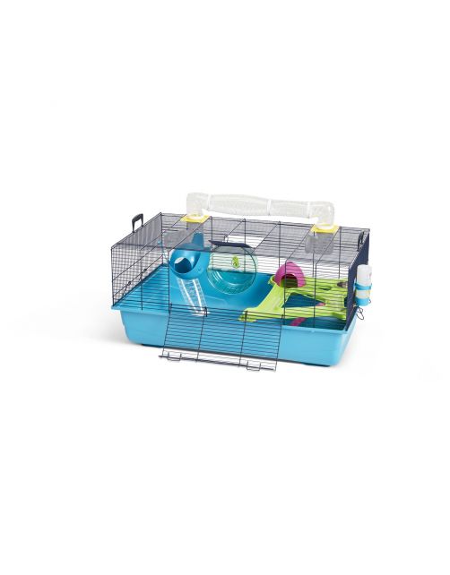 Savic Hamsterkooi Sky - Dierenverblijf - 80x50x50 cm Marineblauw