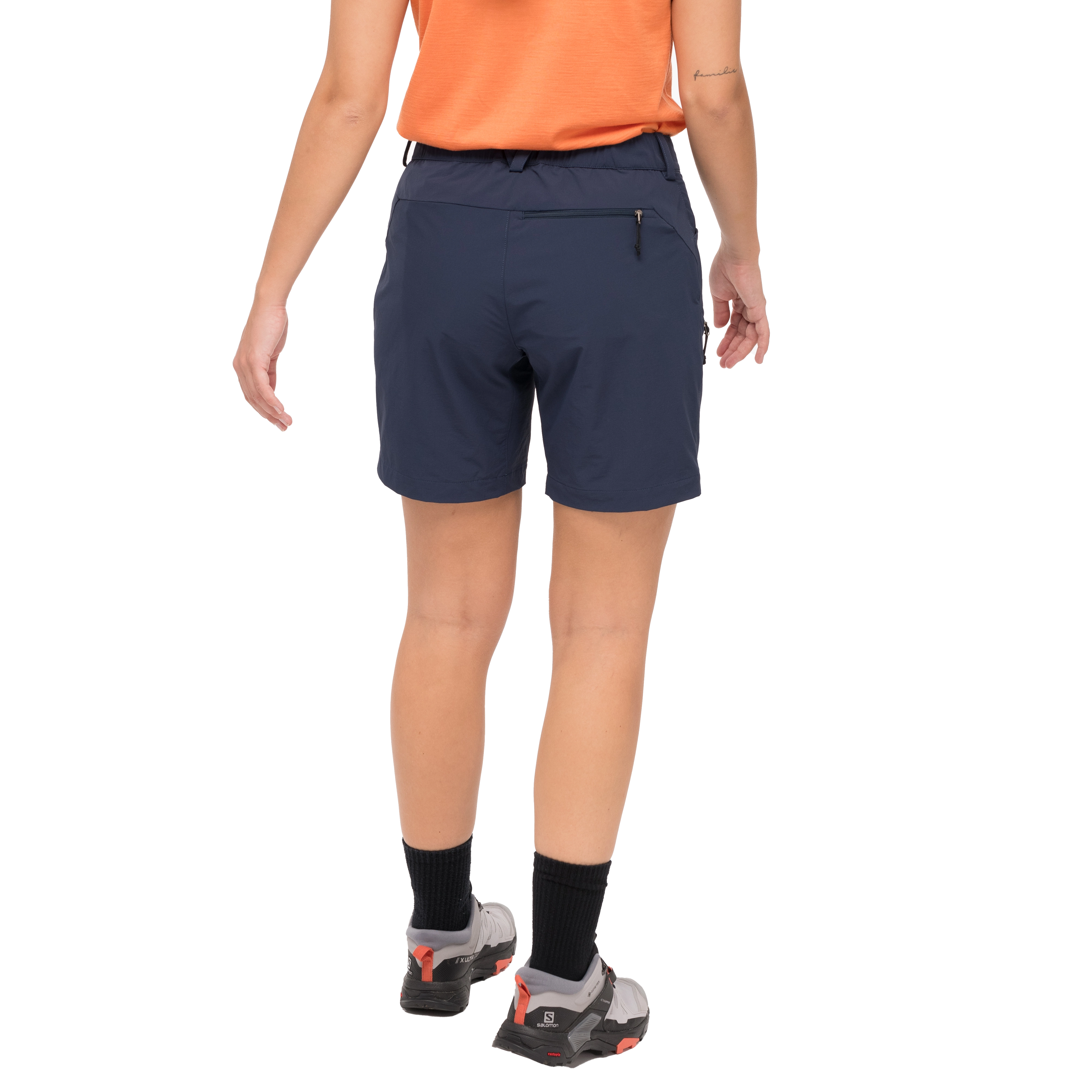 Vaagaa Light Softshell Shorts Women Navy Blue