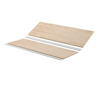 Kit habillage rénovation marche palière chêne brut L.140 cm