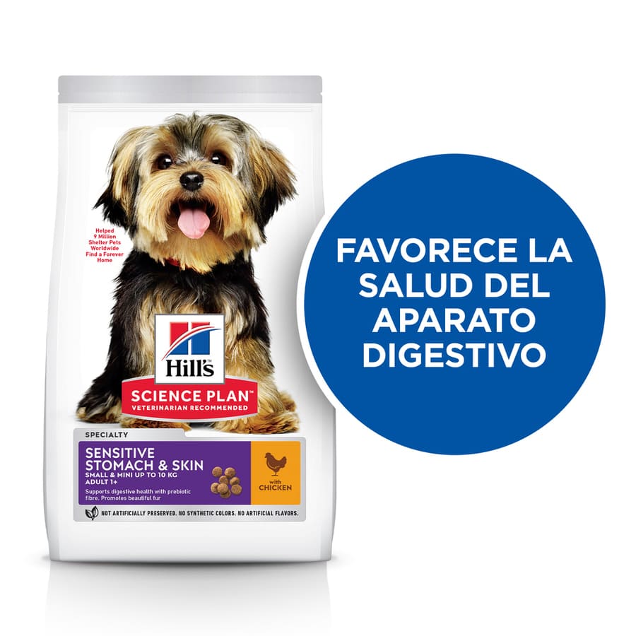 Hill's Science Plan Sensitive Stomach & Skin Pequeno e Mini Pollo pienso para perros