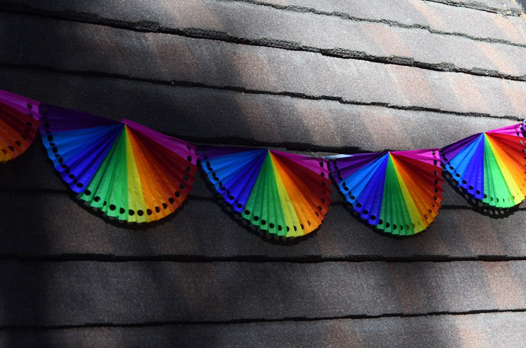 Papier-Girlande 'Fächer', multicolor, L 290 cm günstig bestellen