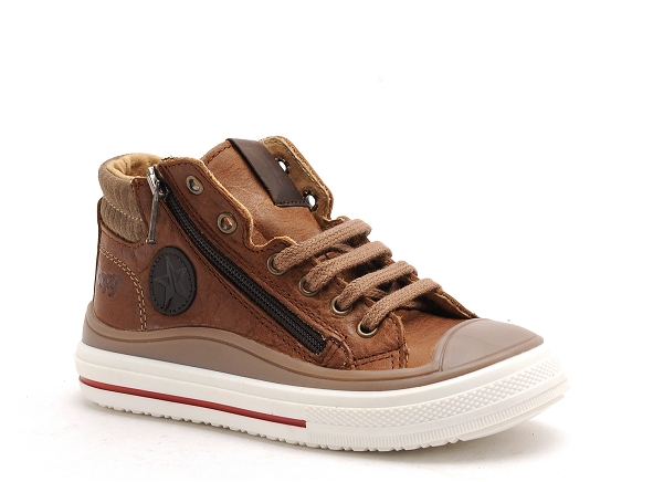 Bopy boots bottine enfant velvet marron