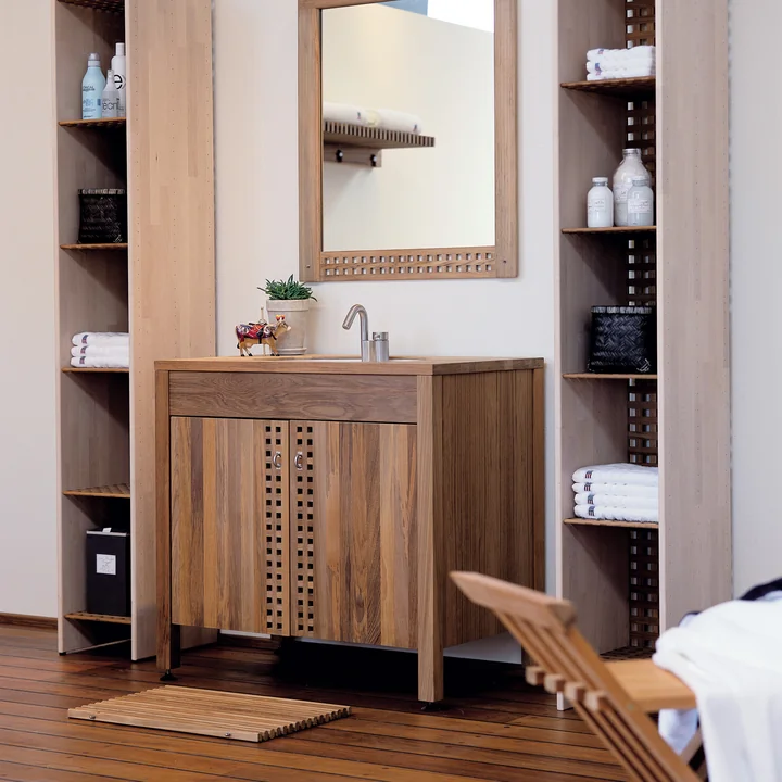 Fritz Hansen - Skagerak Badezimmer Matte, Teakholz