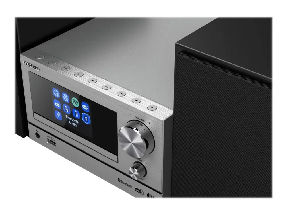 Kenwood M-7000S-S - Mikrosystem - sølv