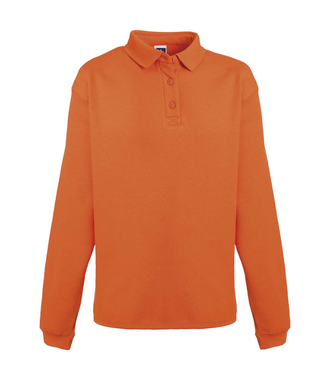Russell Europe - Sweatshirt avec col et boutons - Homme (Orange) - UTRW3275