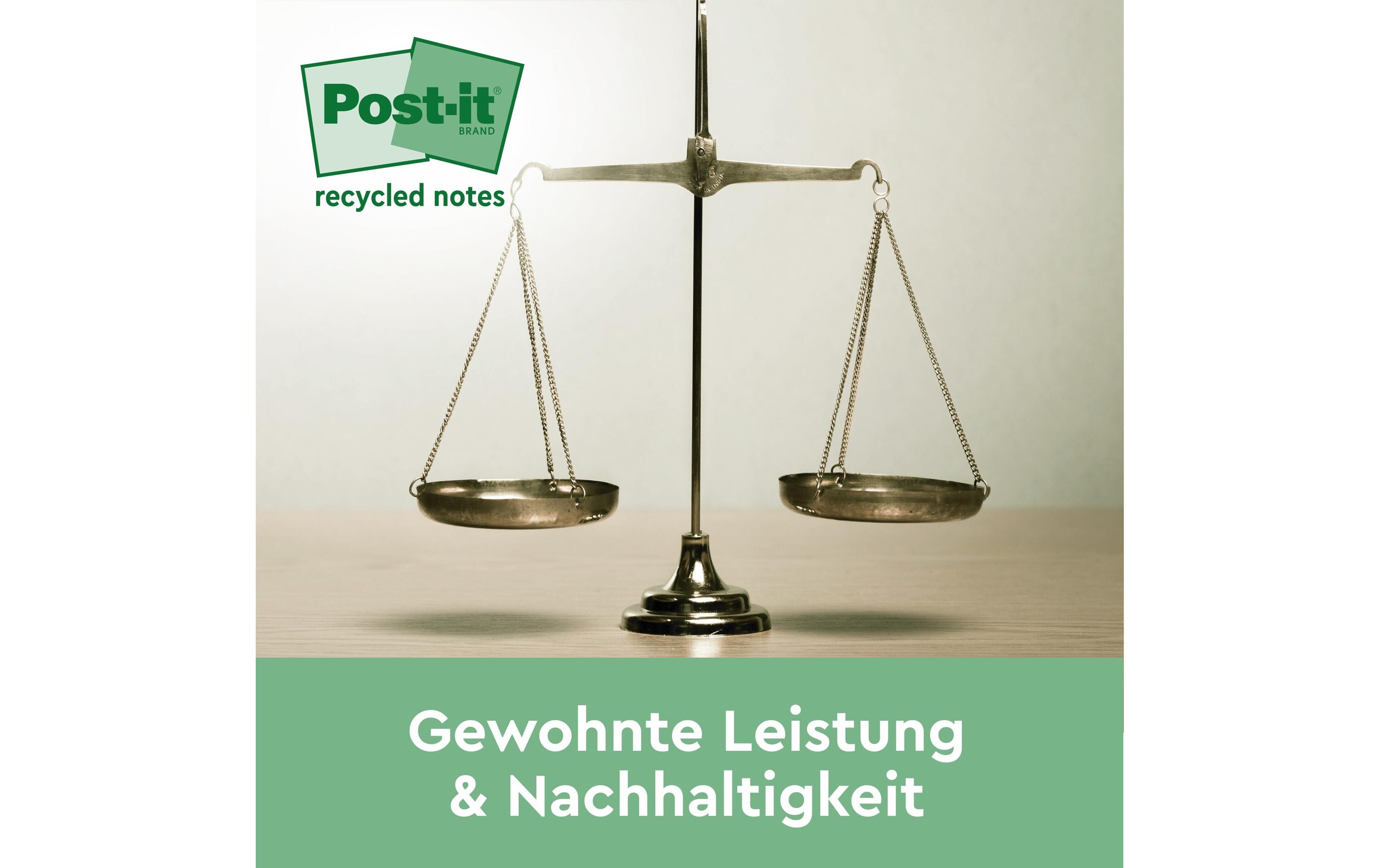 Notizzettel Recycling Notes 7.6 x 7.6 cm, PinkHaftnotizen zum Organisieren und priorisieren