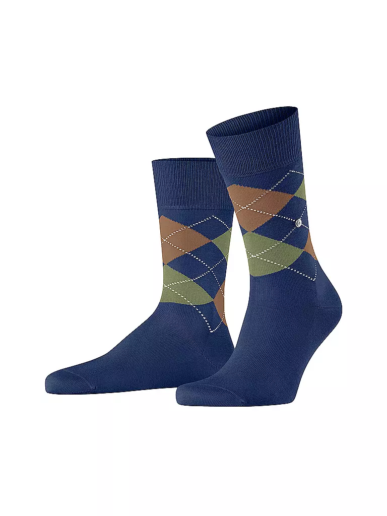 BURLINGTON Herren Socken MANCHESTER 40-46 nblue / pacific blau