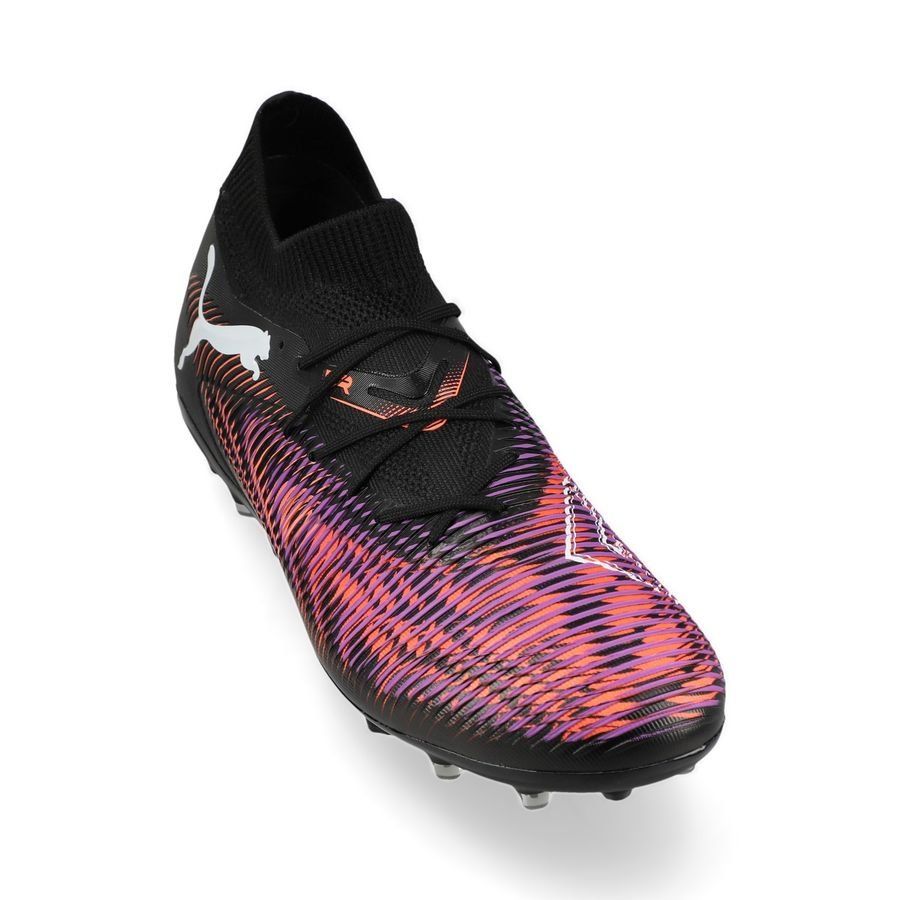 PUMA Future 8 Match MG Unlimited - Noir/Blanc/Glowing Red