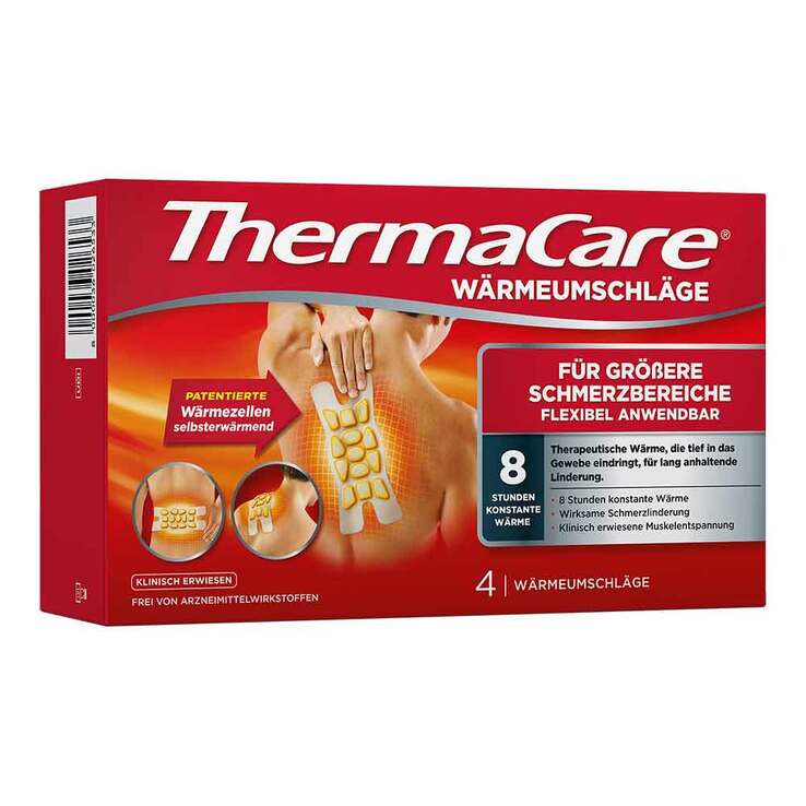 Thermacare für größere Schmerzbereiche, 4 St