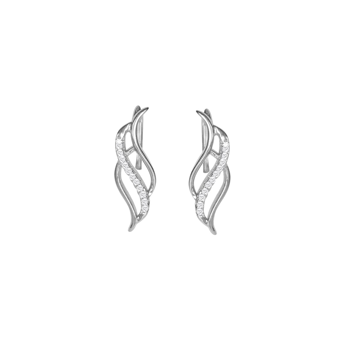 Boucles d'oreilles argent 925 oxyde