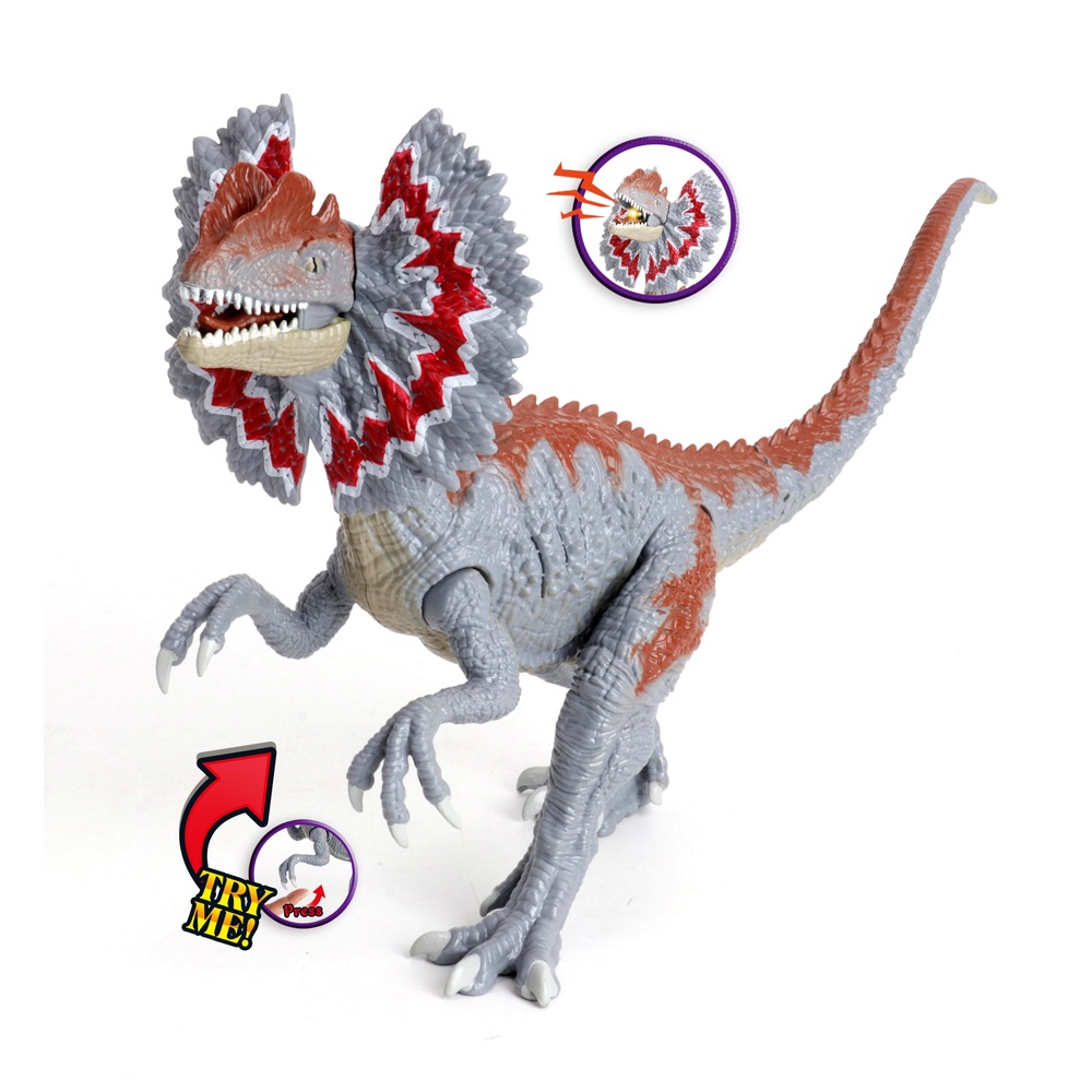 Dilophosaurus mit Licht und Sound