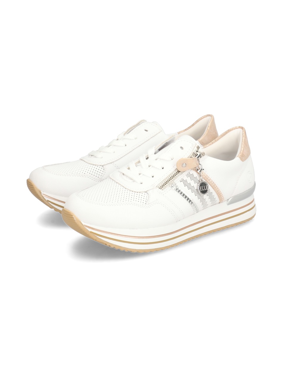 Lederkombination Sneaker