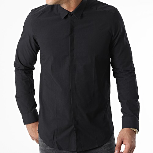 Chemise Manches Longues PCH-903 Noir
