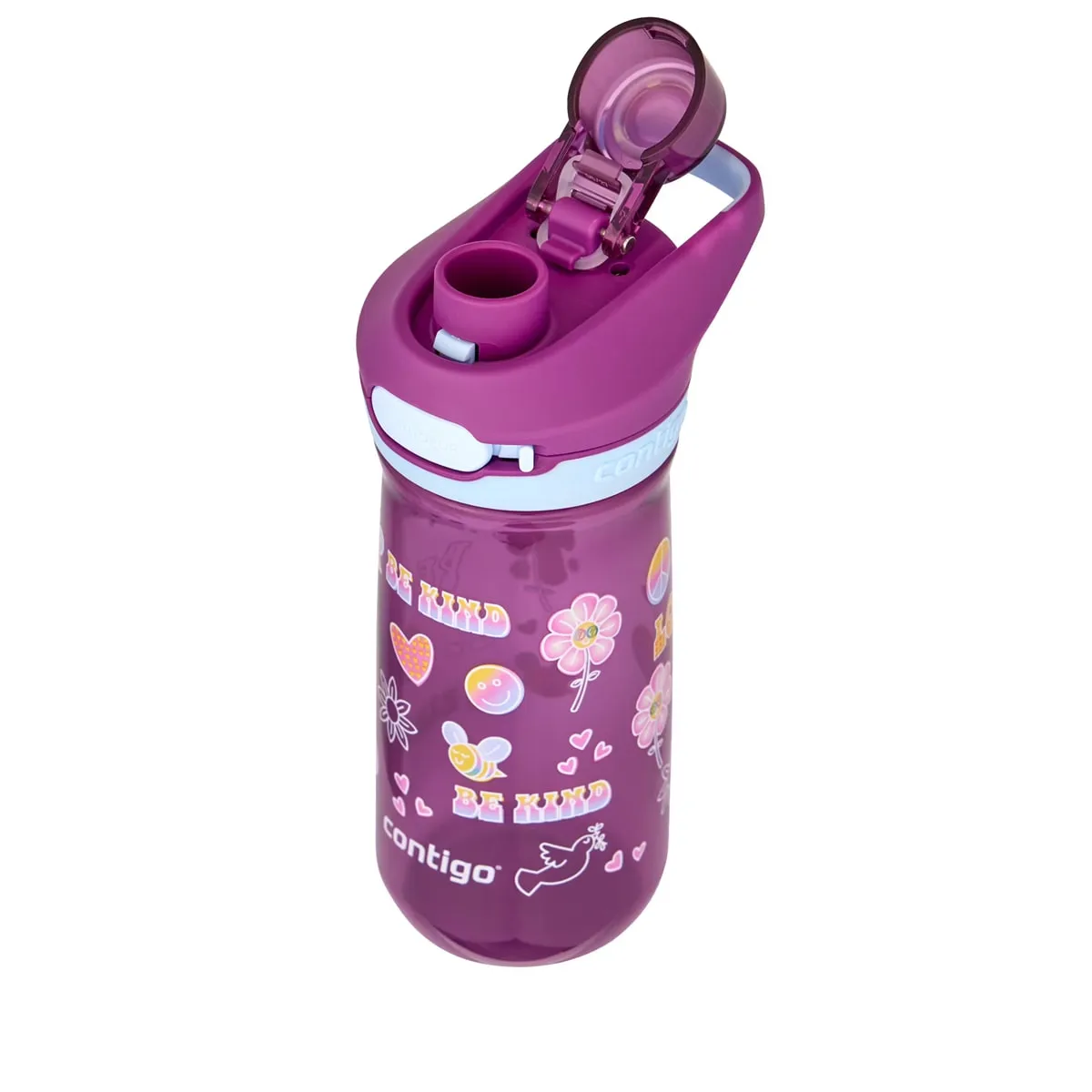 Contigo Kids' Jessie Autopop Water Bottle 420 ml Grape Retro